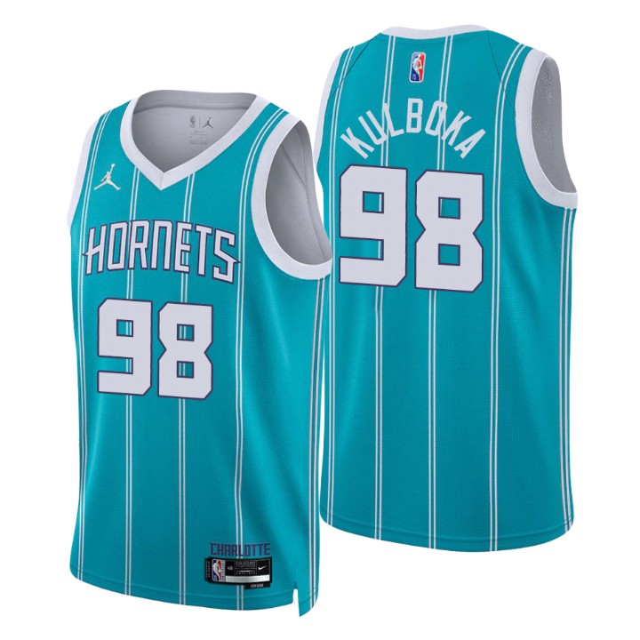Charlotte Hornets Arnoldas Kulboka 75th Anniversary Diamond Jersey Icon