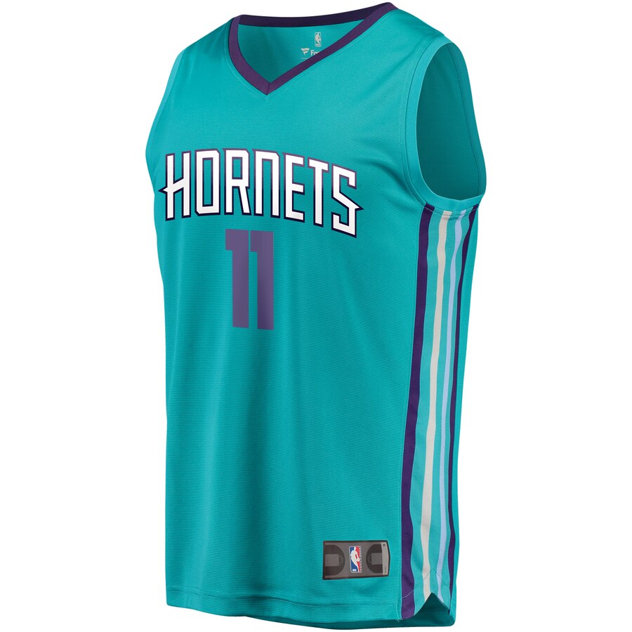 Alternative view of Charlotte Hornets Bismack Biyombo Fanatics Branded Youth Fast Break Player Jersey - Icon Edition - Teal