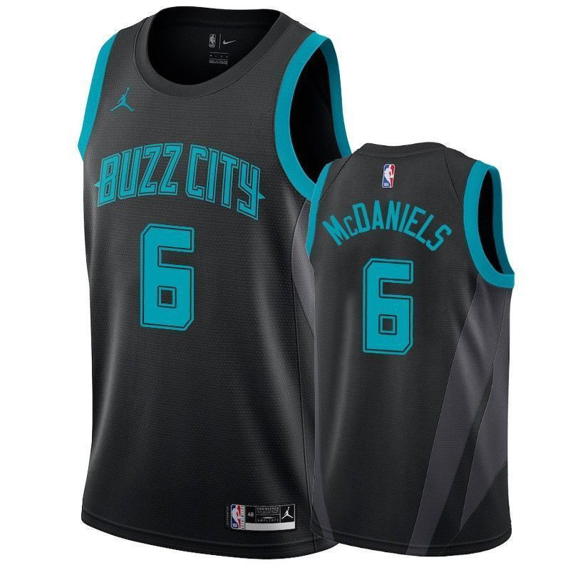 Charlotte Hornets Jalen Mcdaniels 6 City Men's Jersey - JS772 