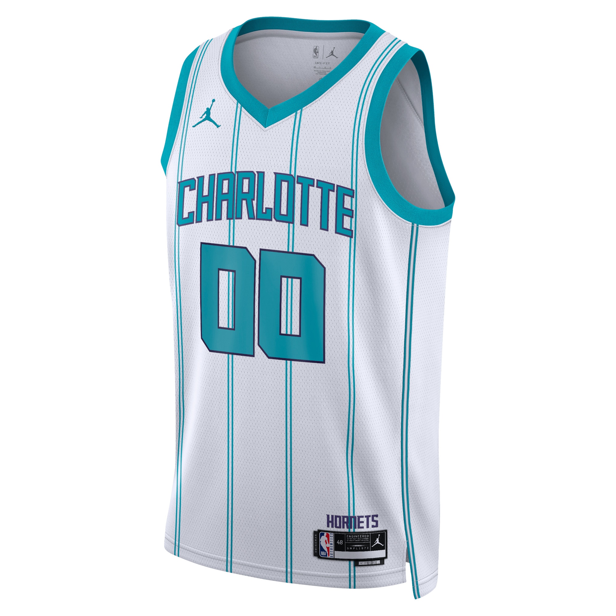 Charlotte Hornets Jordan Association Edition Swingman Jersey - Custom - Unisex - JS408 
