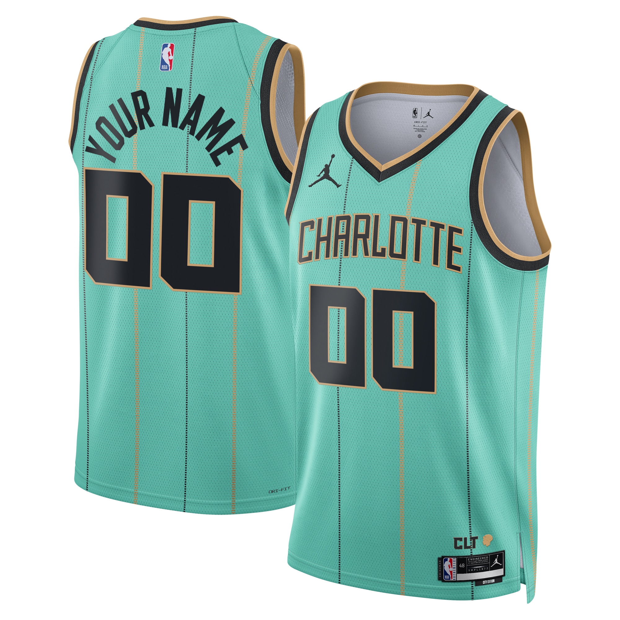Charlotte Hornets Jordan City Edition Swingman Jersey 2024 - Custom - Unisex - JS646 