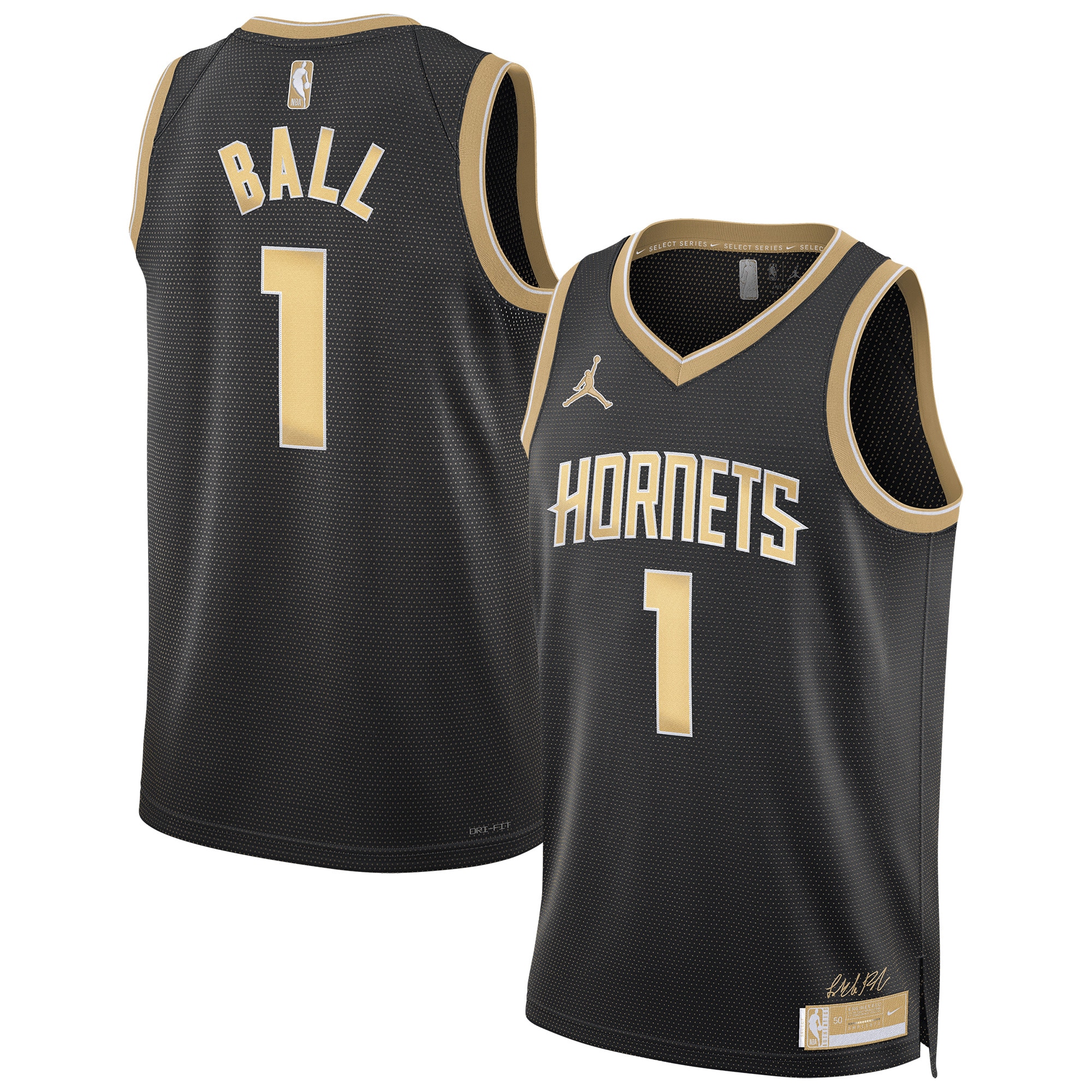 Charlotte Hornets Jordan Select Series Swingman Jersey - Lamelo Ball - Mens - JS251 