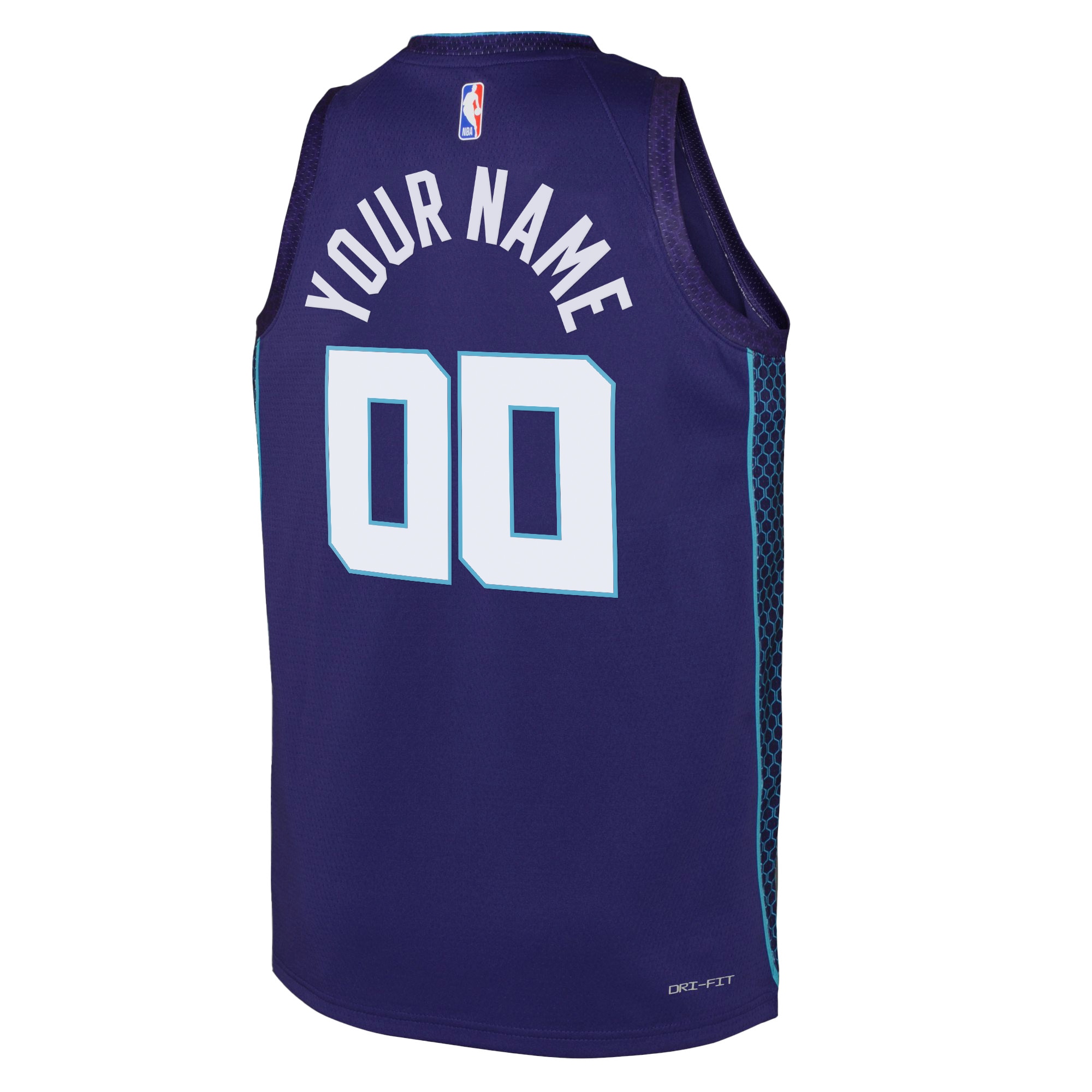 Alternative view of Charlotte Hornets Jordan Statement Edition Swingman Jersey - Custom - Youth - JS610 