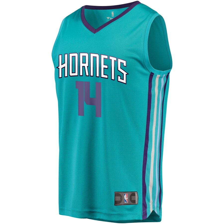 Alternative view of Charlotte Hornets Michael Kidd-gilchrist Fanatics Branded Youth Fast Break Player Jersey - Icon Edition - Teal