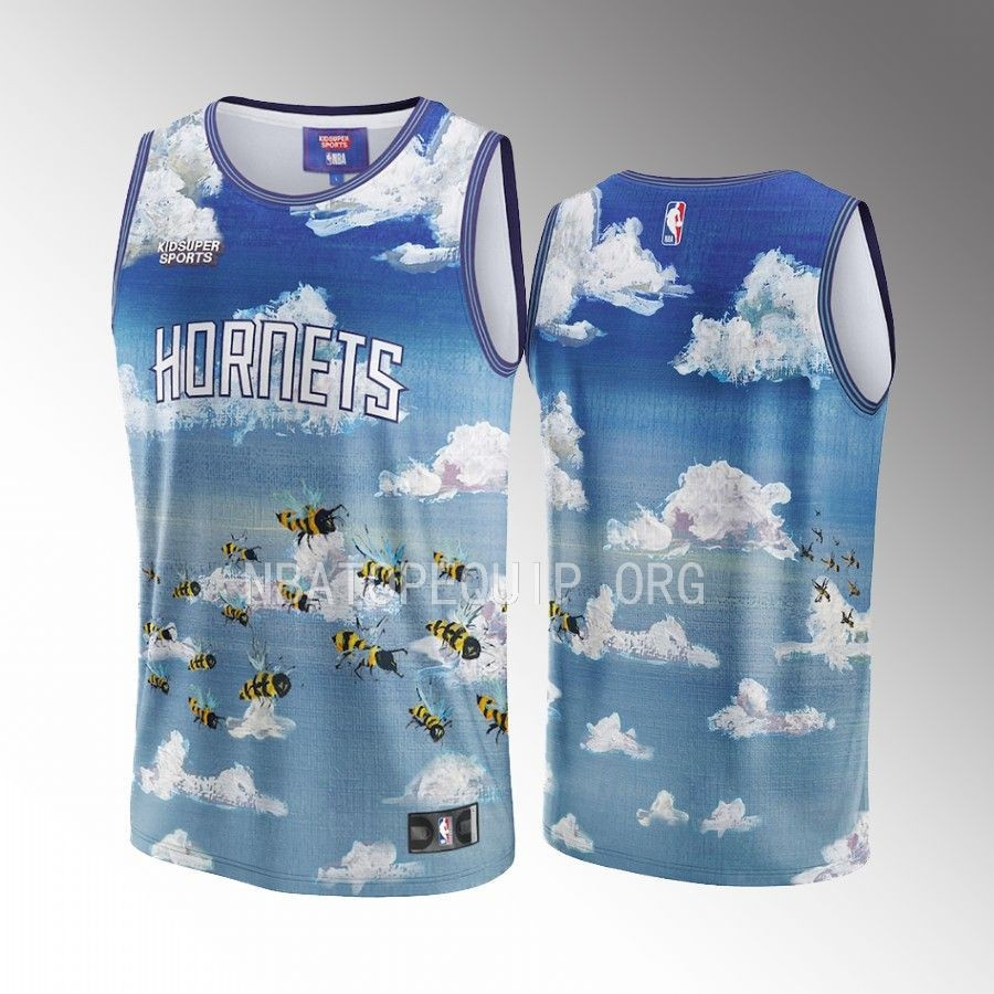 Charlotte Hornets NBA & KidSuper Studios Unisex Hometown Jersey - JS947 