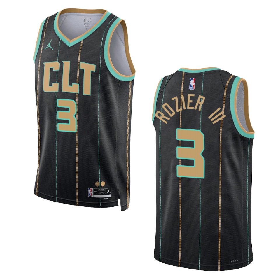 Charlotte Hornets Terry Rozier Iii 2022-23 City Edition Black Swingman Jersey