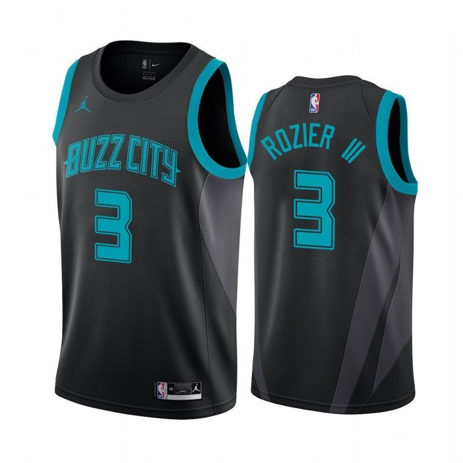Charlotte Hornets Terry Rozier Iii 3 City Men's Jersey - JS149 