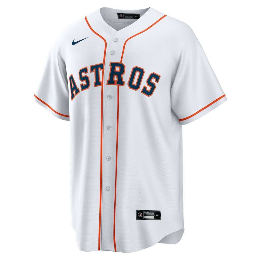 Alternative view of Chas McCormick 20 Houston Astros Home Player Men Jersey - White 