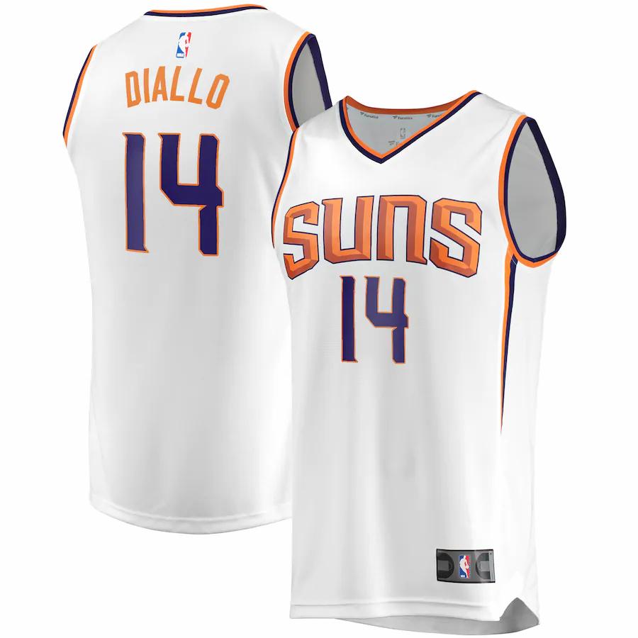 Cheick Diallo Phoenix Suns Fanatics Branded Fast Break Player Replica Jersey - Association Edition - White