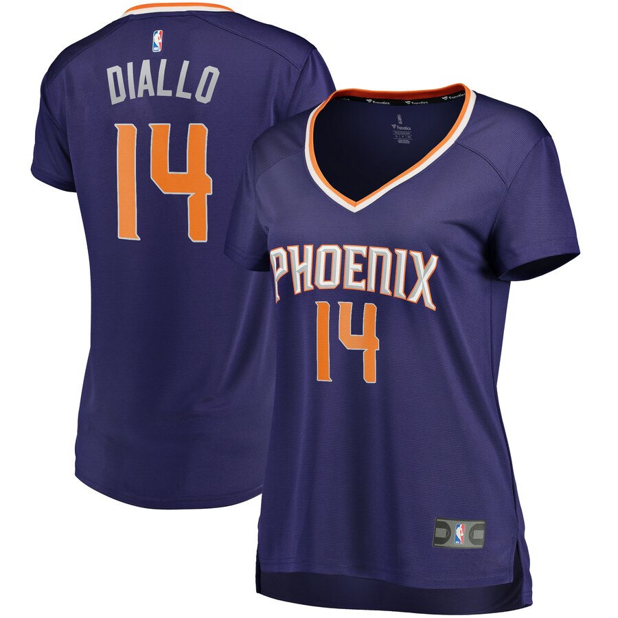 Cheick Diallo Phoenix Suns Fanatics Branded Women's Fast Break Player Replica Jersey - Icon Edition - Purple