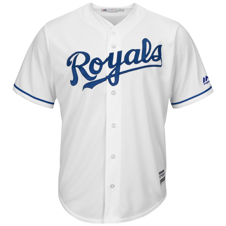 Alternative view of Cheslor Cuthbert Kansas City Royals Majestic Home Cool Base Player Jersey – White