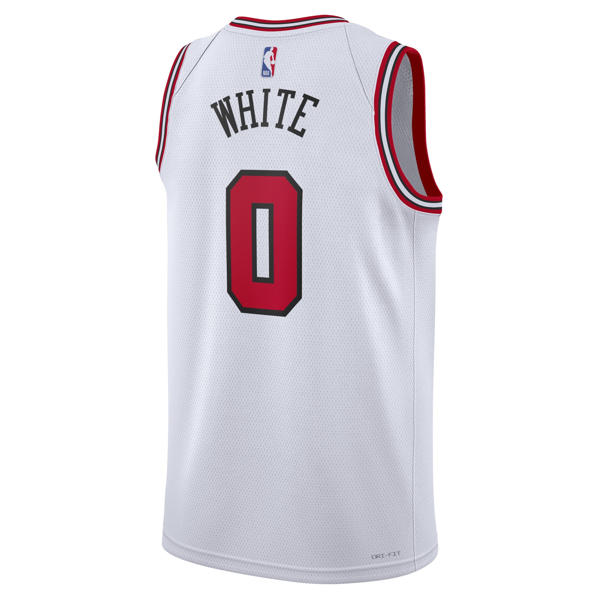 Alternative view of Chicago Bulls Association Edition Swingman Jersey - White - Coby White - Unisex - JS624 