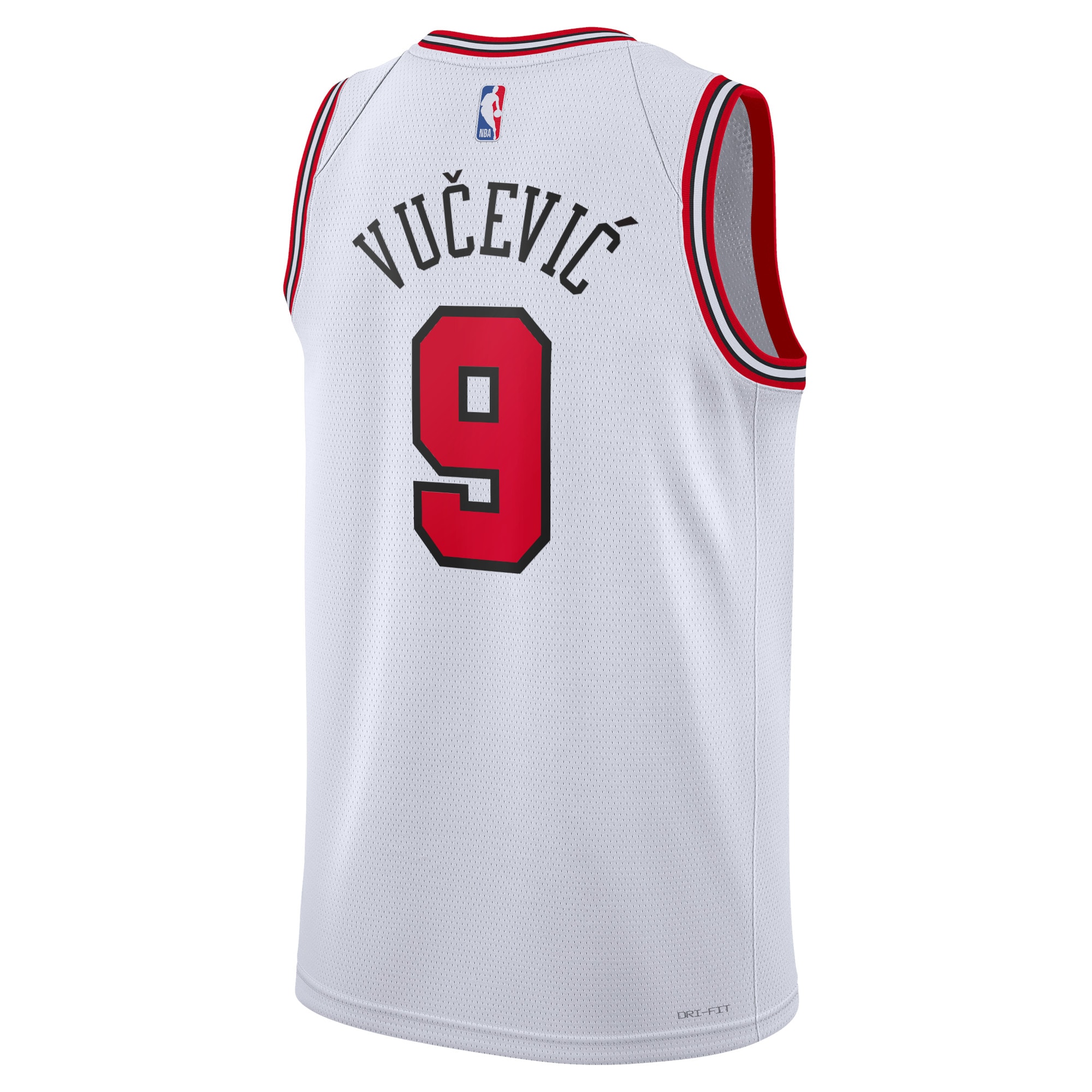 Alternative view of Chicago Bulls Association Edition Swingman Jersey - White - Nikola Vučević - Unisex - JS740 