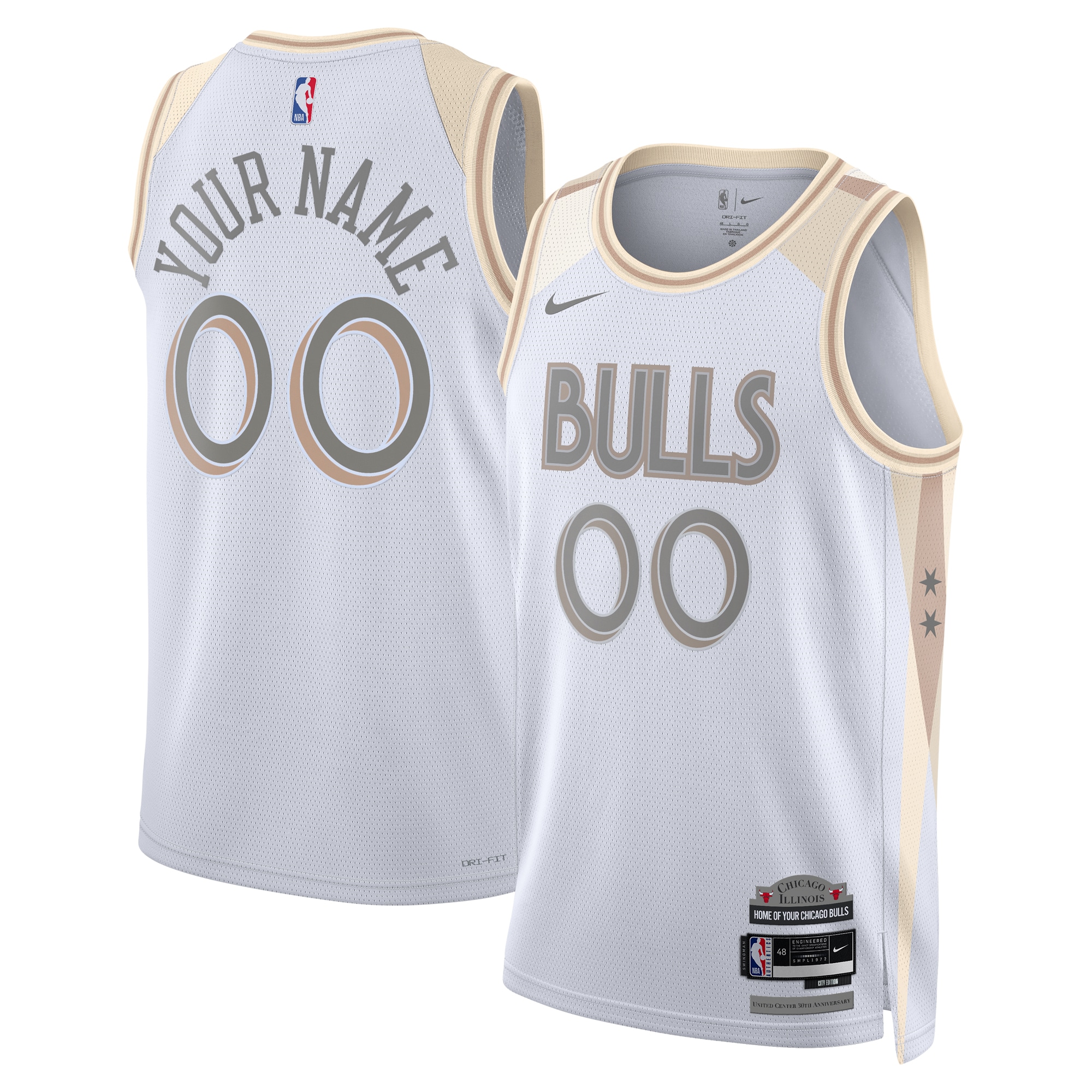 Chicago Bulls City Edition Swingman Jersey 2024 - Custom - Unisex - JS370 