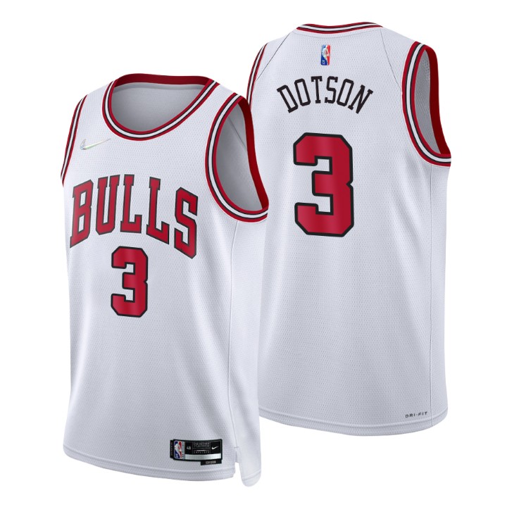 Chicago Bulls Devon Dotson 75th Anniversary Diamond Jersey Association