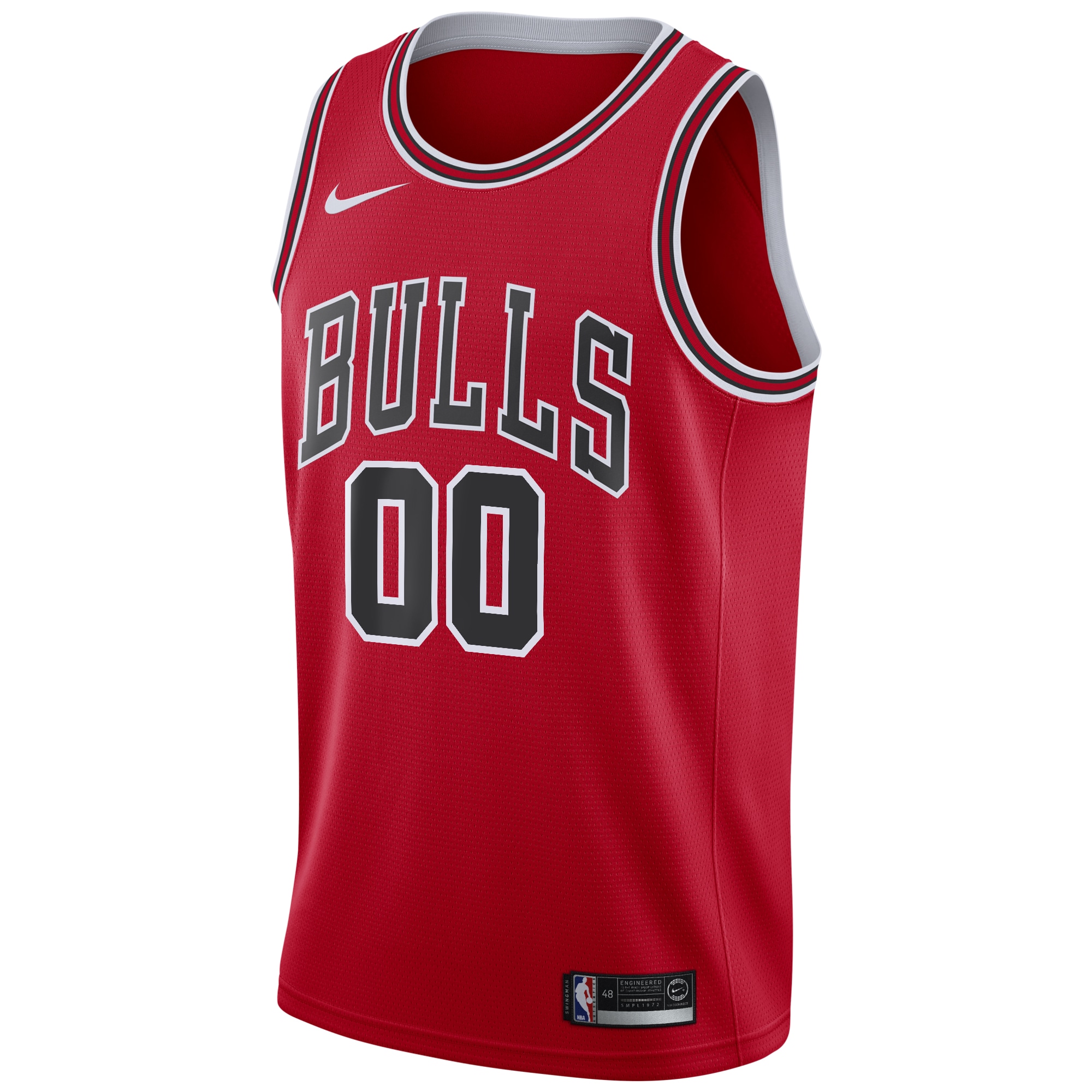 Alternative view of Chicago Bulls Icon Swingman Jersey - Custom - Youth - JS786 