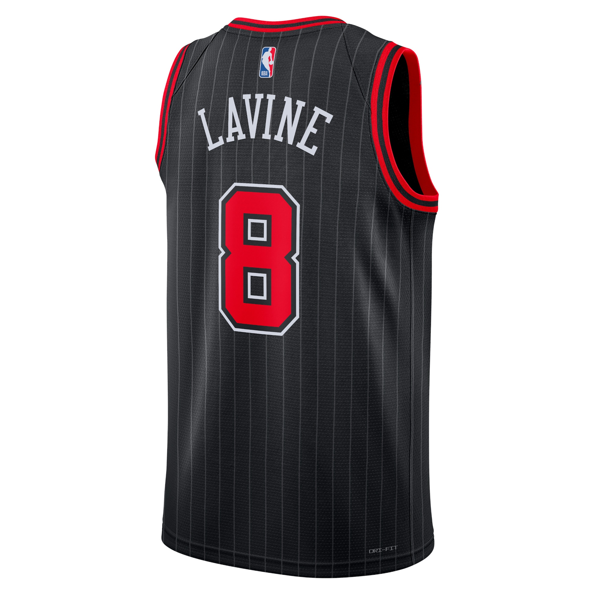 Alternative view of Chicago Bulls Jordan Statement Edition Swingman Jersey - Black - Zach LaVine - Unisex - JS313 