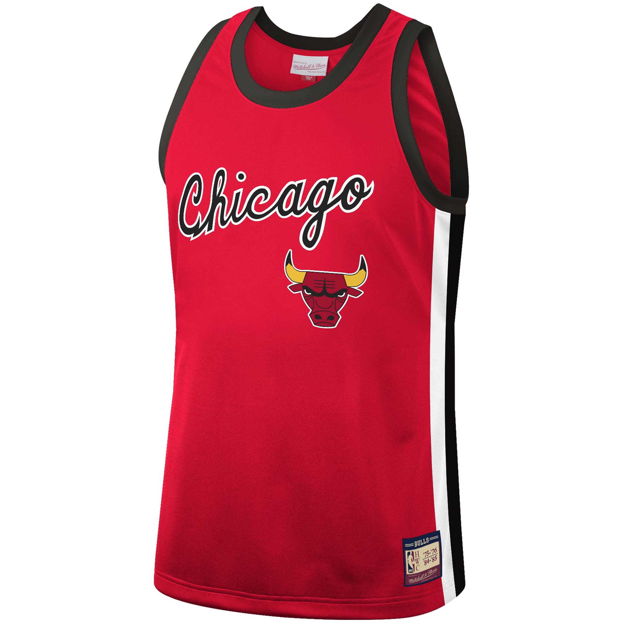 Alternative view of Chicago Bulls Mitchell & Ness Hardwood Classics Team Heritage Fashion Jersey - Red