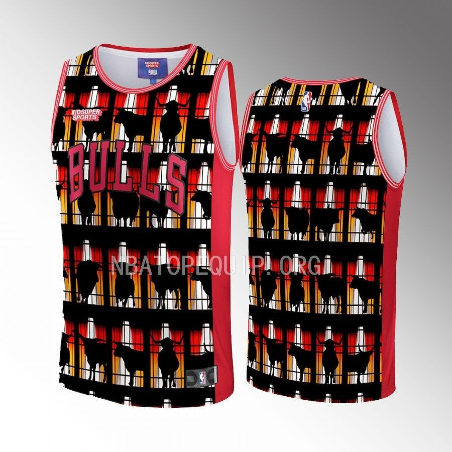 Chicago Bulls NBA & KidSuper Studios Unisex Hometown Jersey - JS784 