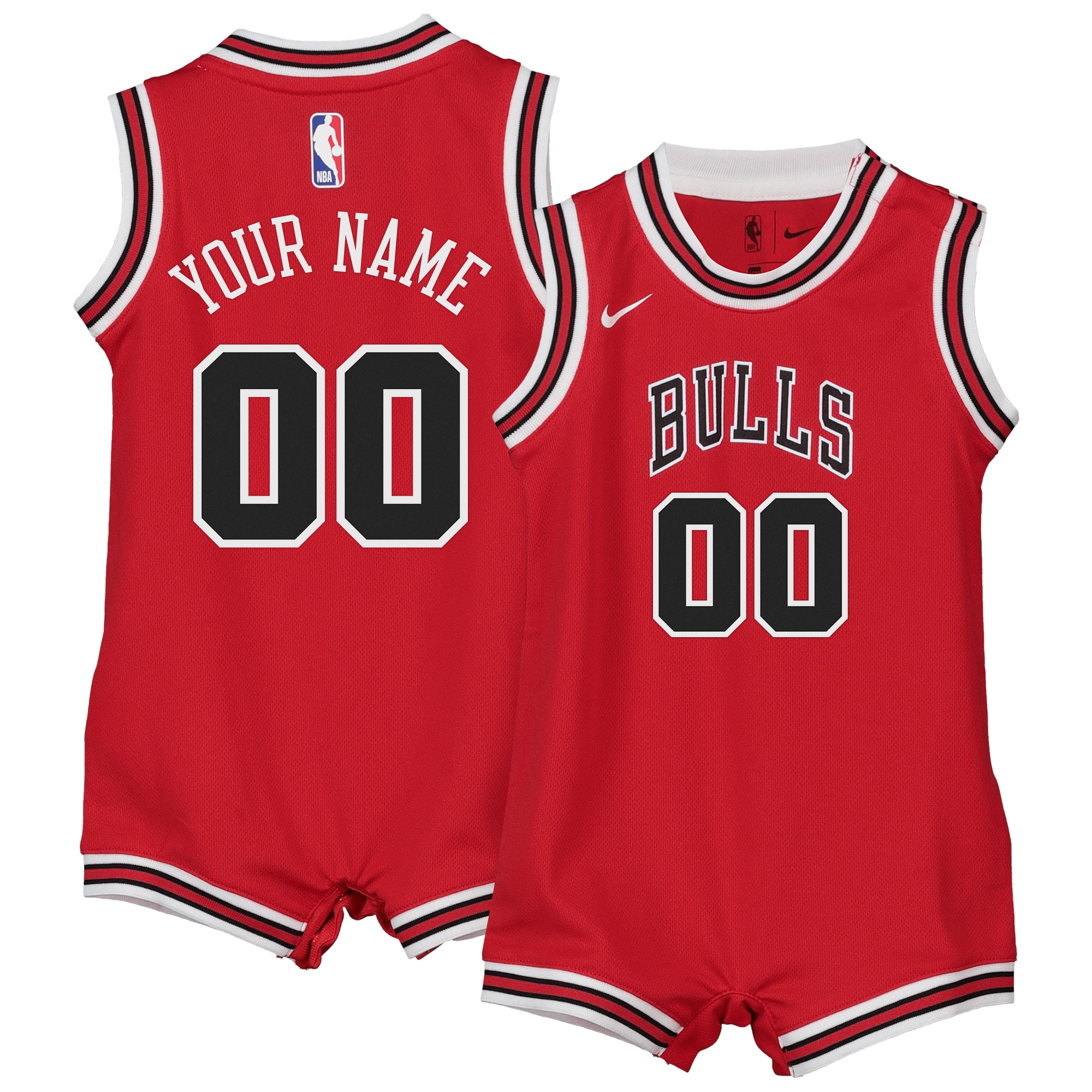 Chicago Bulls Onesie Jersey - Custom - Infant - JS332 