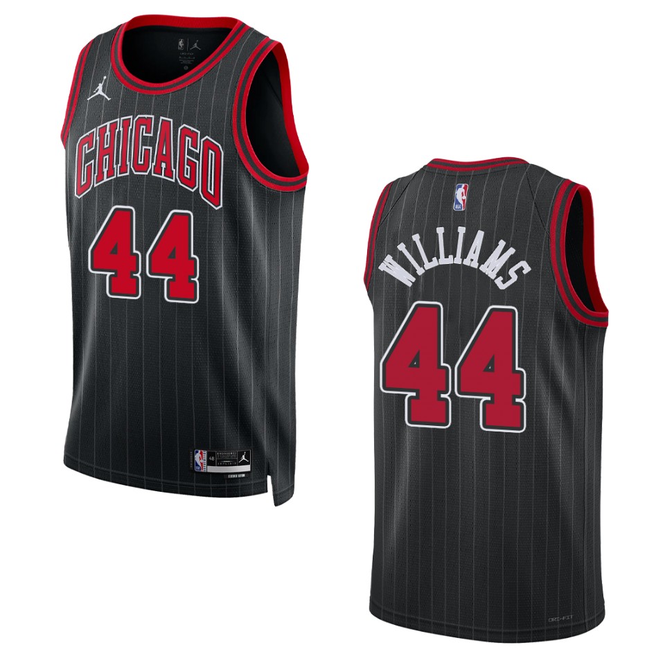 Chicago Bulls Patrick Williams 2022-23 Statement Edition Black Swingman Jersey