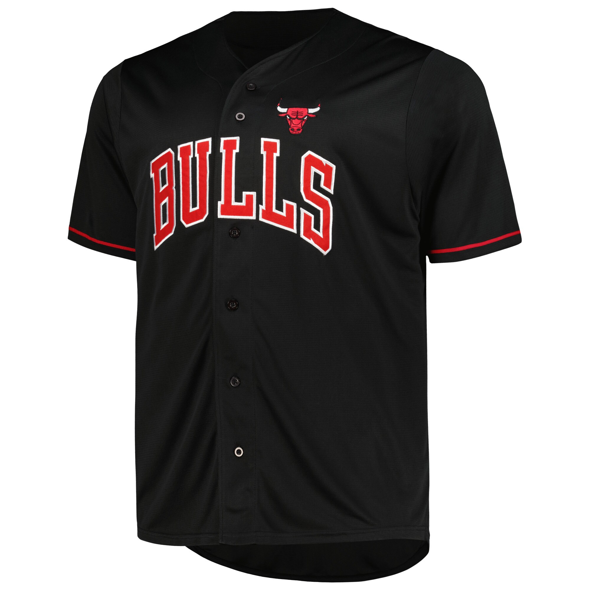 Alternative view of Chicago Bulls Profile Big & Tall Pop Jersey – Black