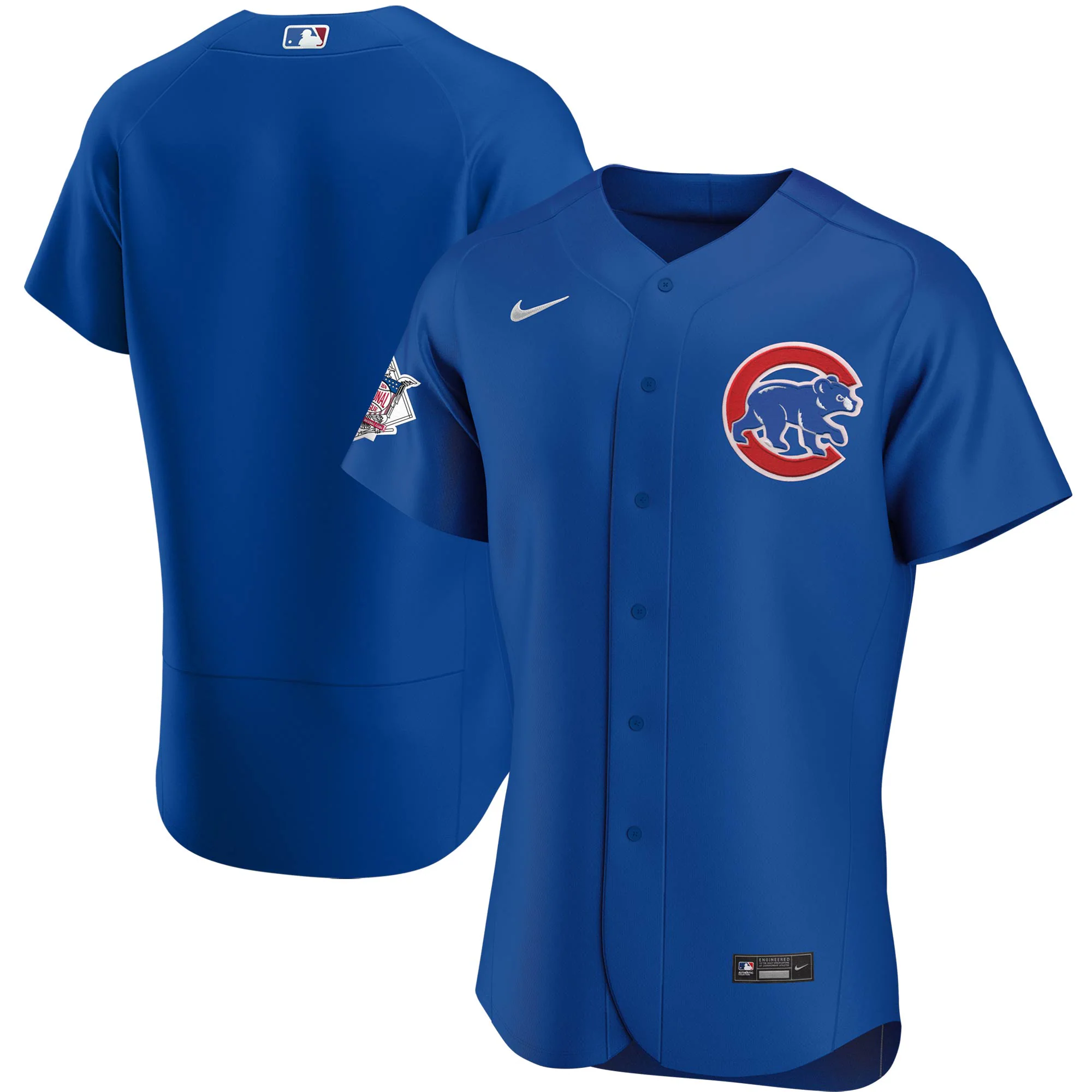 Alternative view of Chicago Cubs Alternate Authentic Team Jersey – Royal