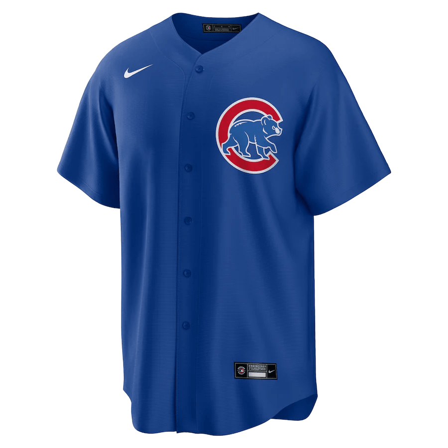 Alternative view of Chicago Cubs Alternate Men Jersey - Royal