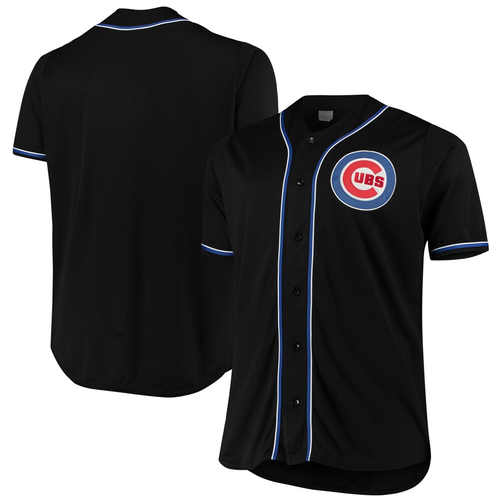 Chicago Cubs Big & Tall Fashion Jersey - Black