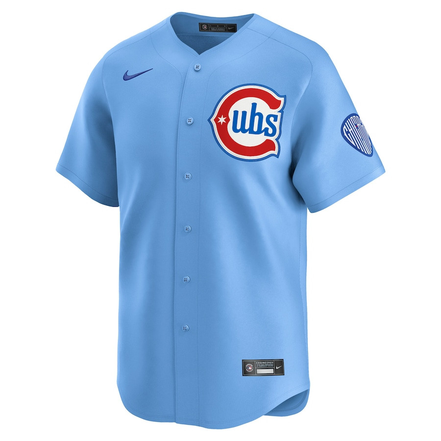 Alternative view of Chicago Cubs Limited Alternate 2 Men Jersey - Baby Blue
