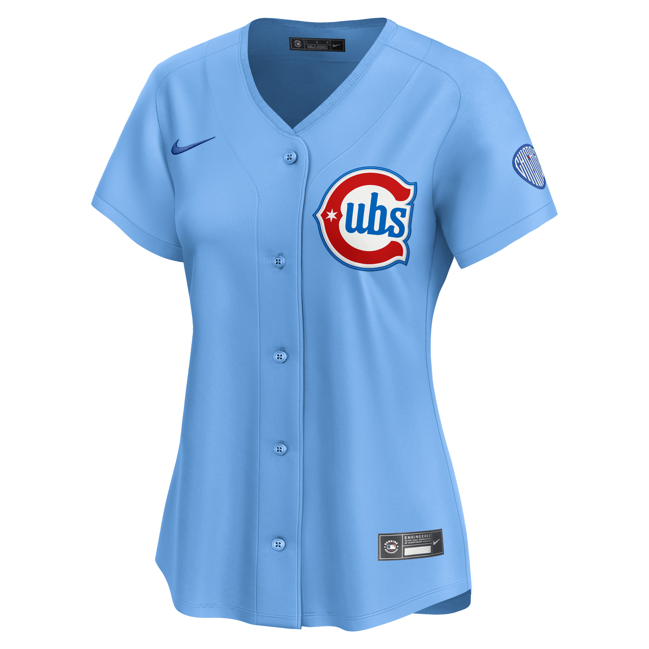 Alternative view of Chicago Cubs Limited Alternate 2 Women Jersey - Baby Blue