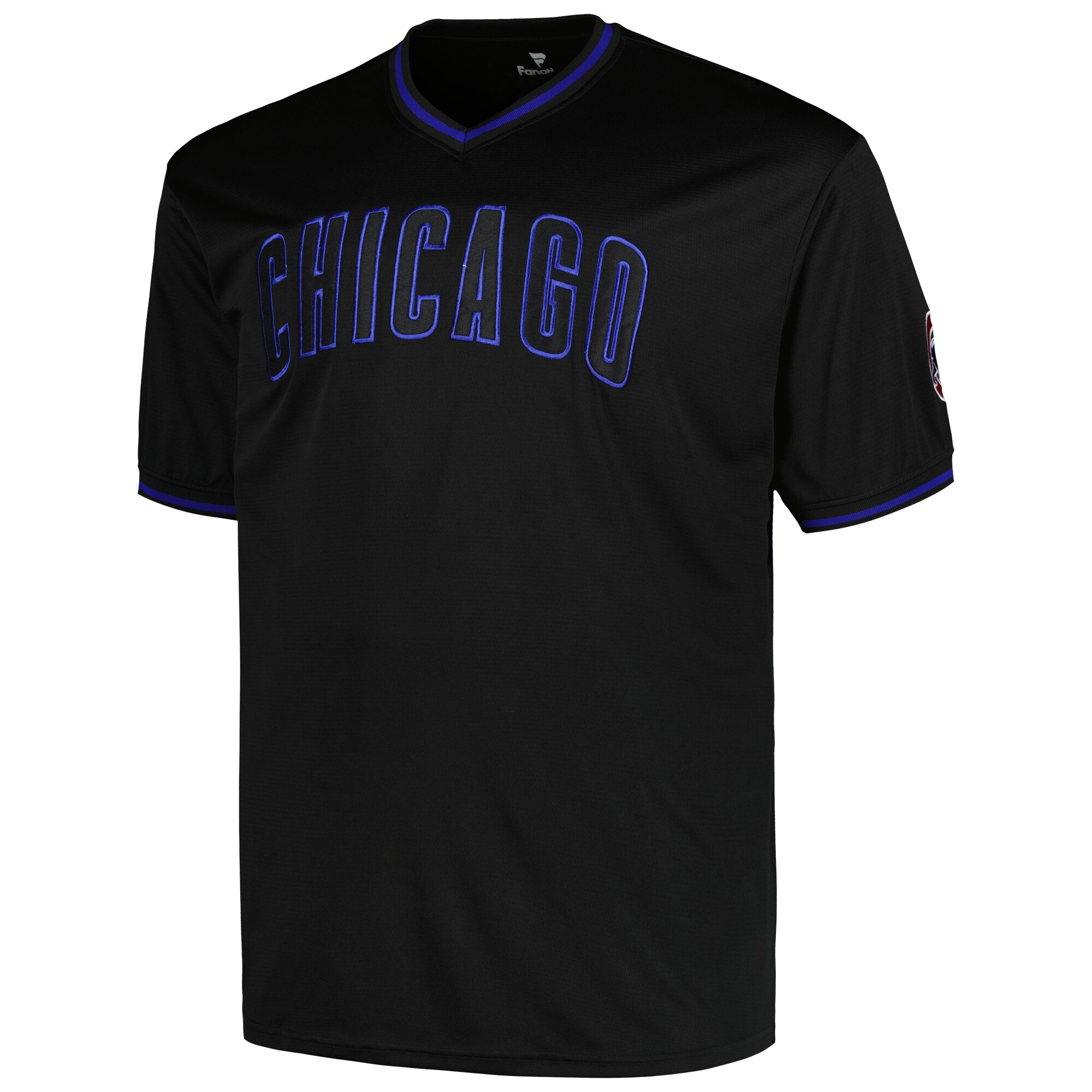 Alternative view of Chicago Cubs Profile Big & Tall Pop Fashion Jersey - Black