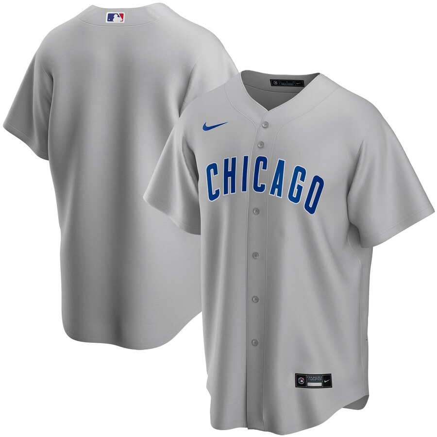 Chicago Cubs Road 2020 Replica Team Jersey ÃƒÂ¢Ã¢â€šÂ¬Ã¢â‚¬Å“ Gray