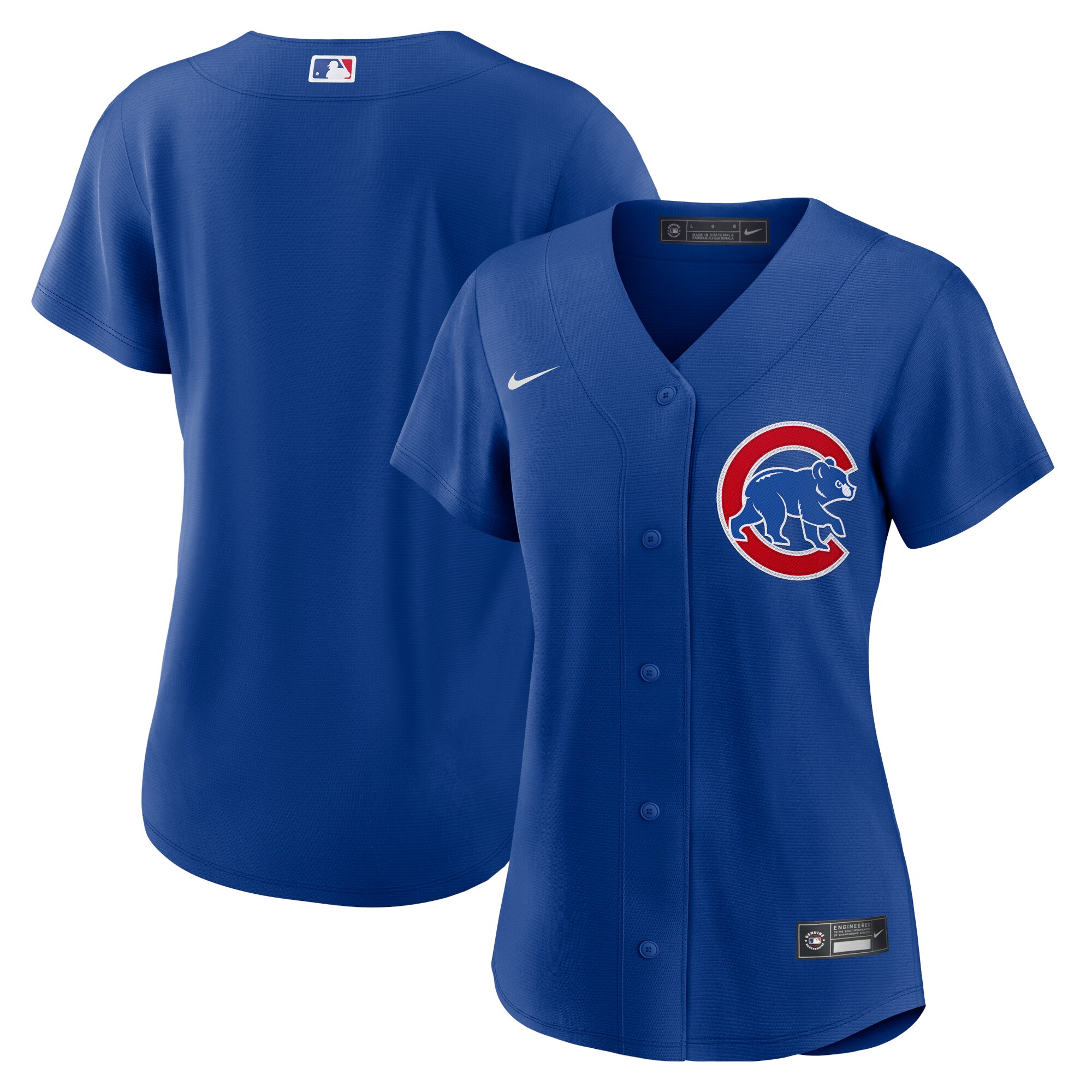Alternative view of Chicago Cubs Women's Alternate Replica Team Jersey - Royal