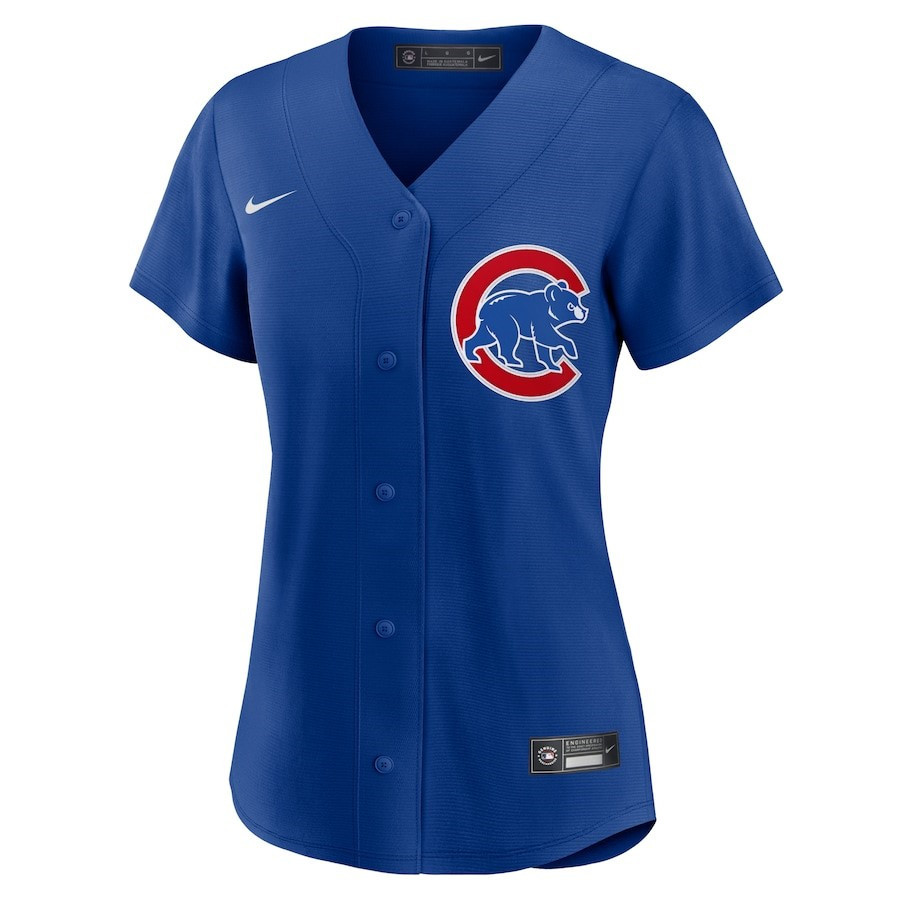 Alternative view of Chicago Cubs Women's Alternate Team Jersey - Royal