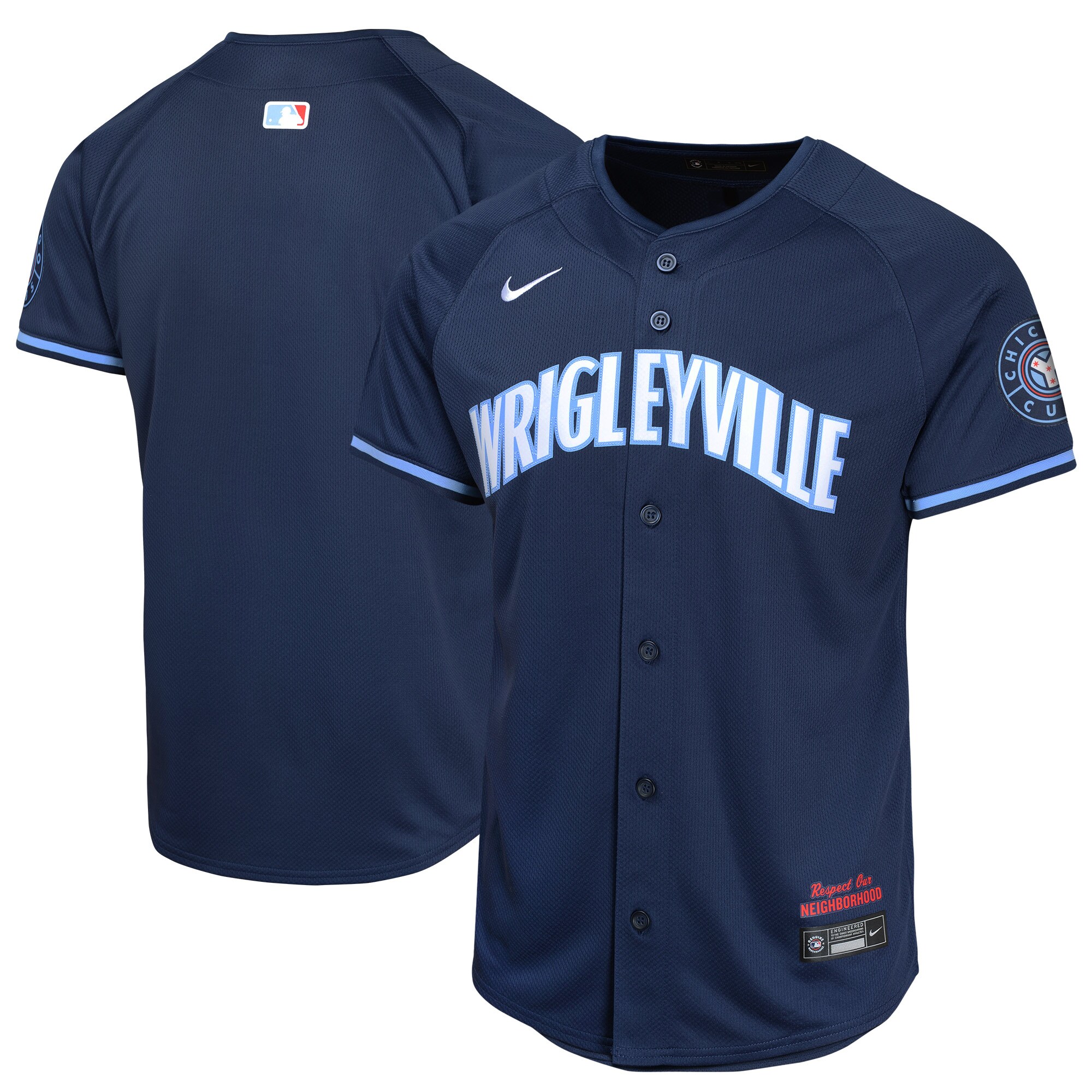 Chicago Cubs Youth City Connect Limited Jersey - Navy