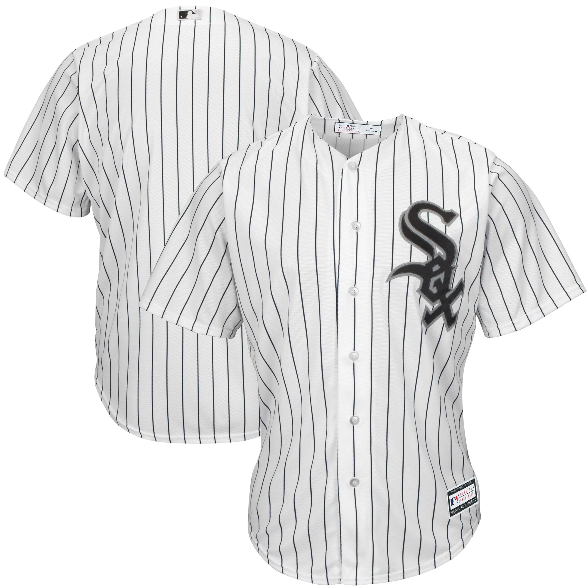 Alternative view of Chicago White Sox Big & Tall Replica Team Jersey – White
