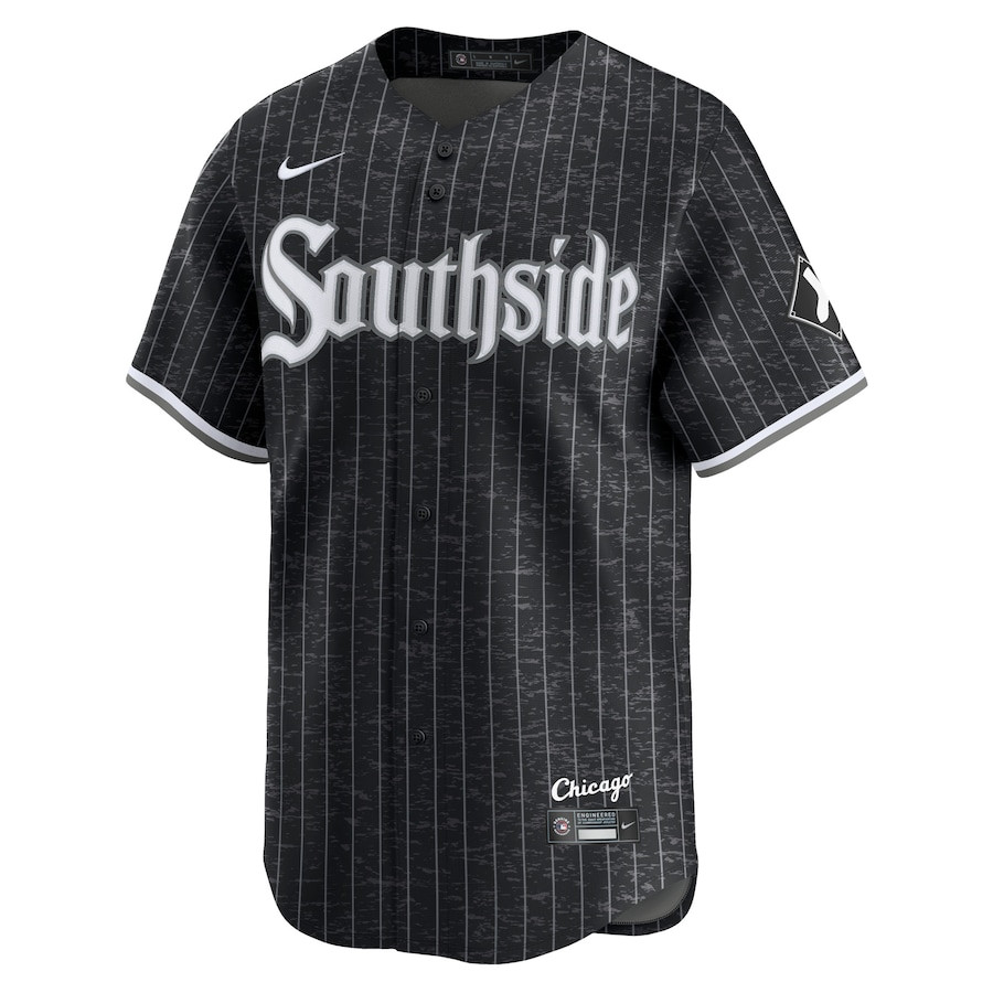 Alternative view of Chicago White Sox City Connect Retired Men Jersey - Black
