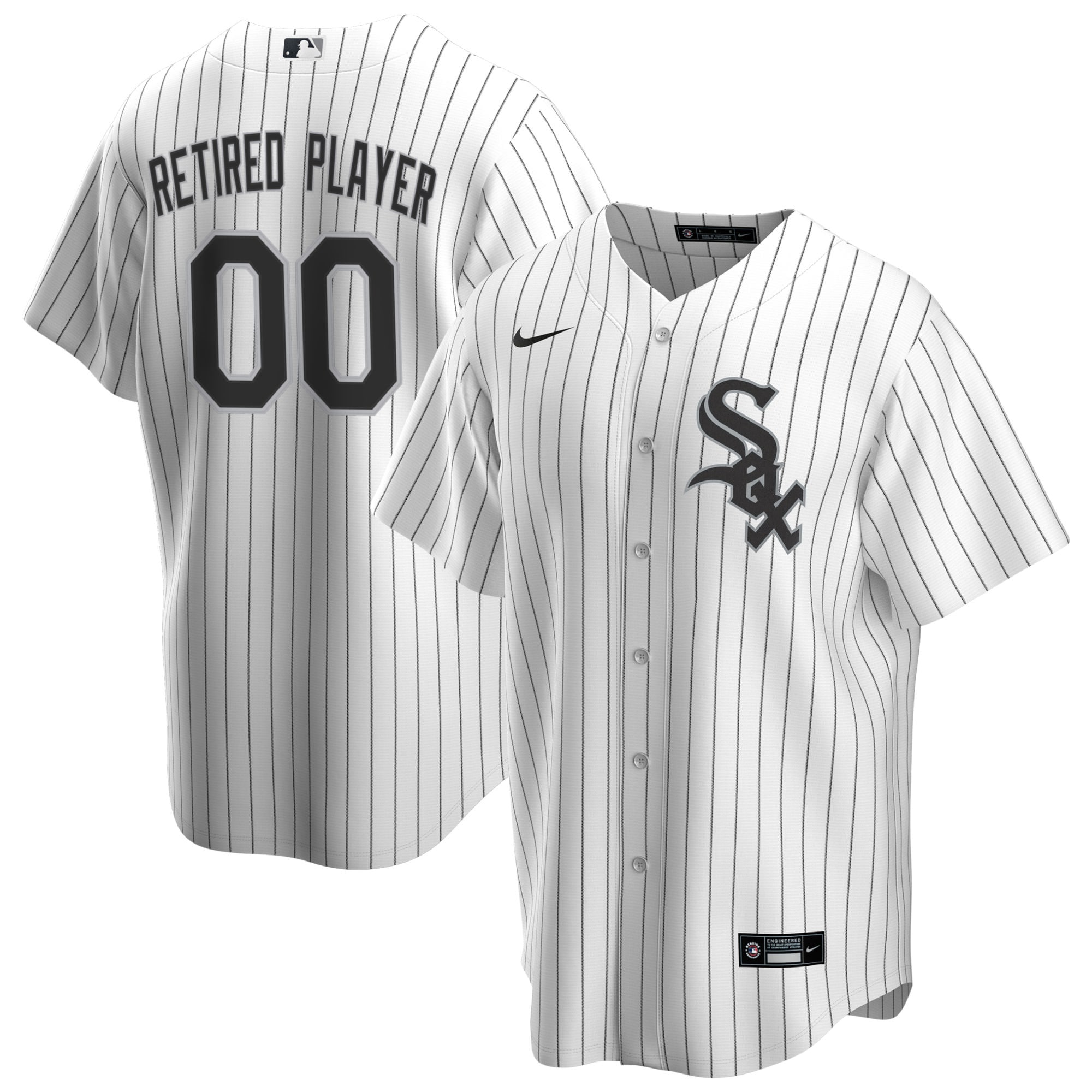 Chicago White Sox Home Pick-a-player Retired Roster Replica Jersey – White
