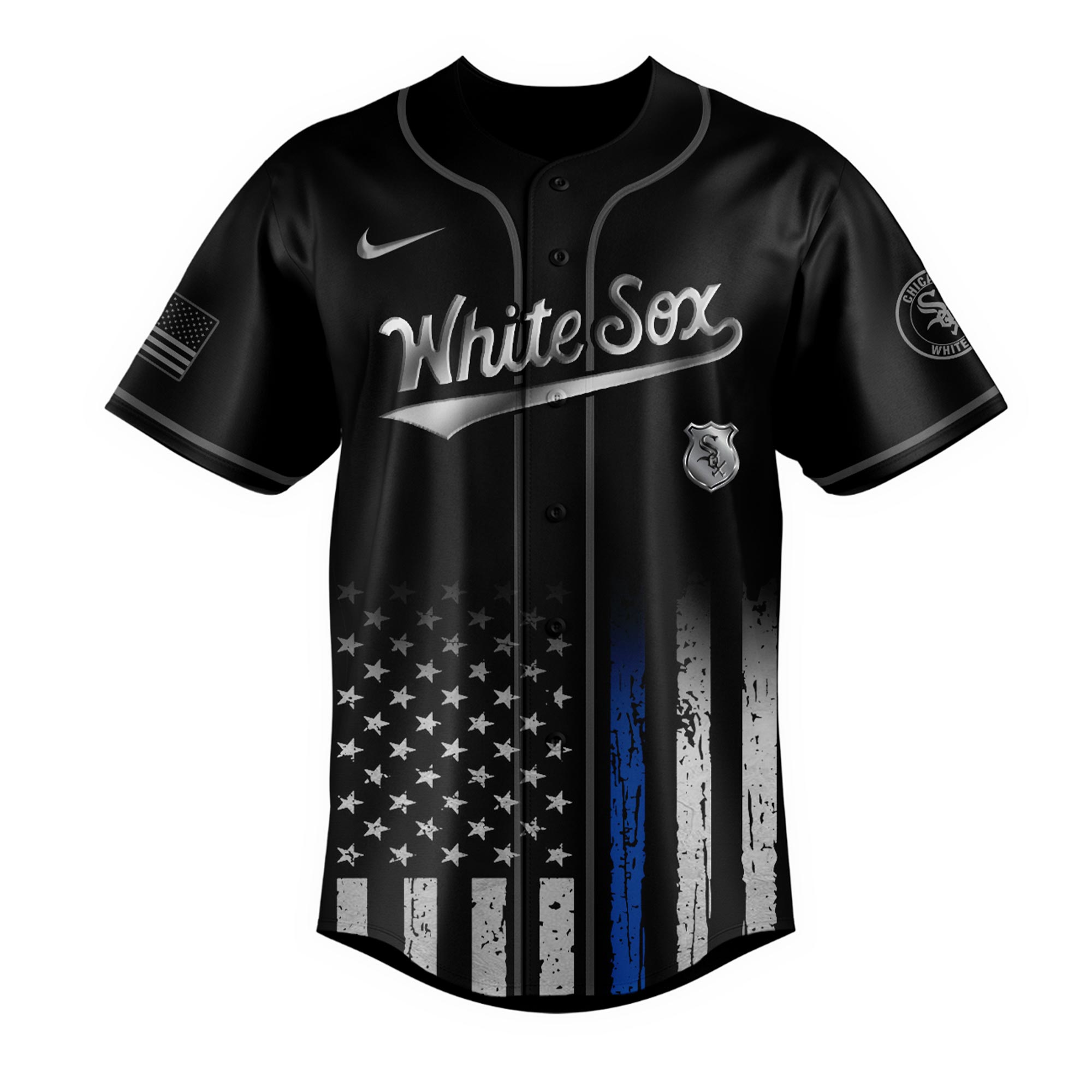 Alternative view of Chicago White Sox Mlb X Law Enforcement Night Edition Jersey 2025