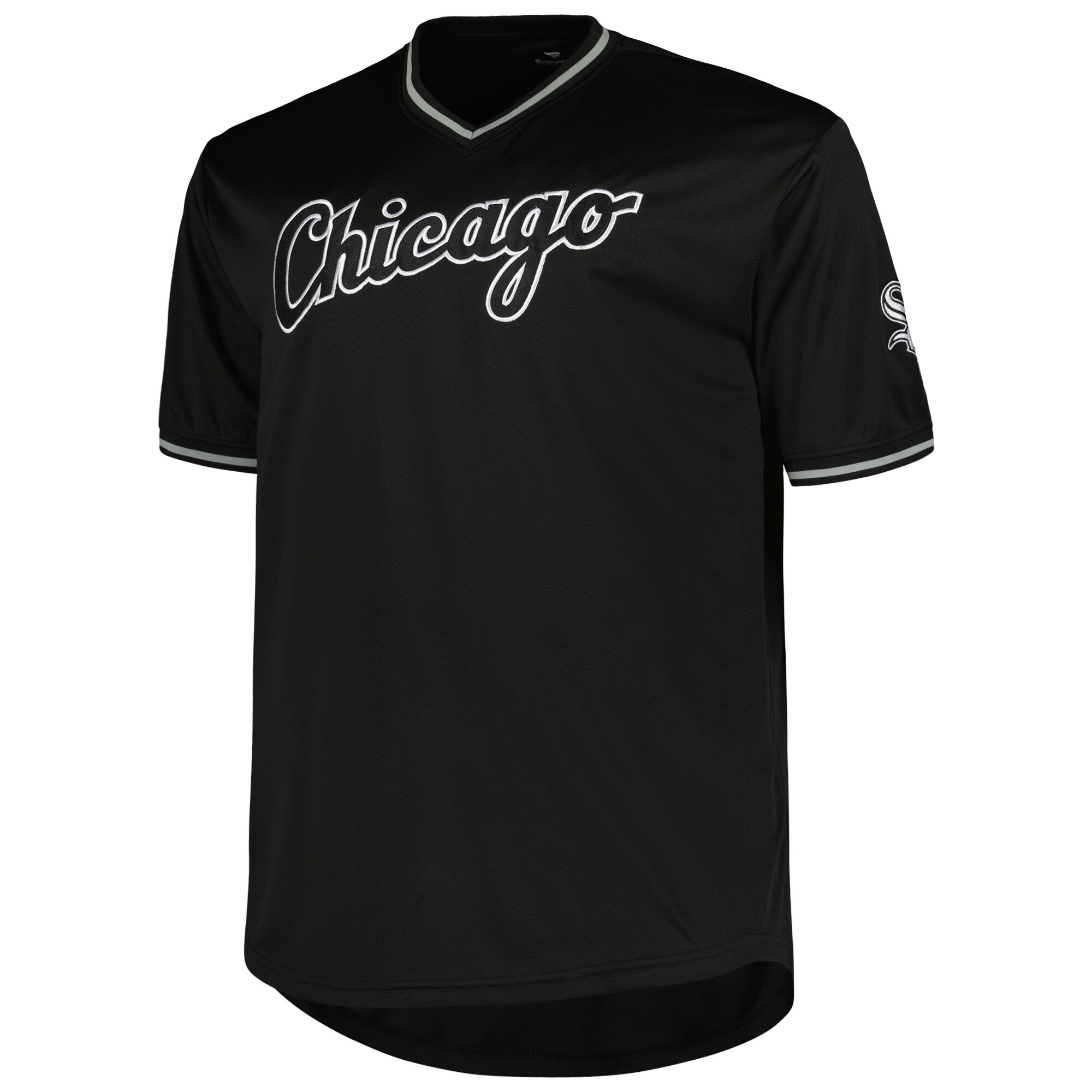 Alternative view of Chicago White Sox Profile Big & Tall Pop Fashion Jersey - Black