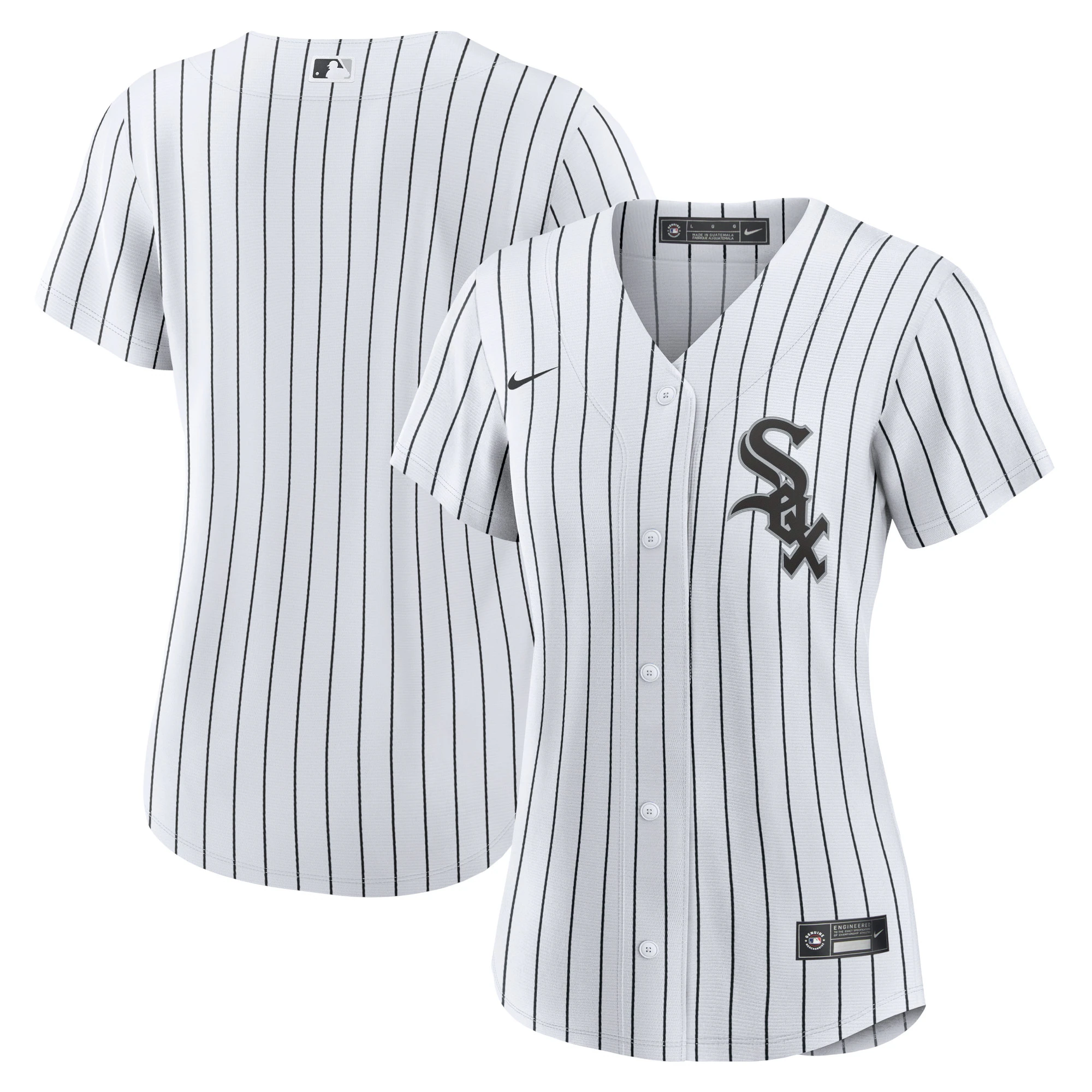 Chicago White Sox Women’s Home Blank Replica Jersey – White