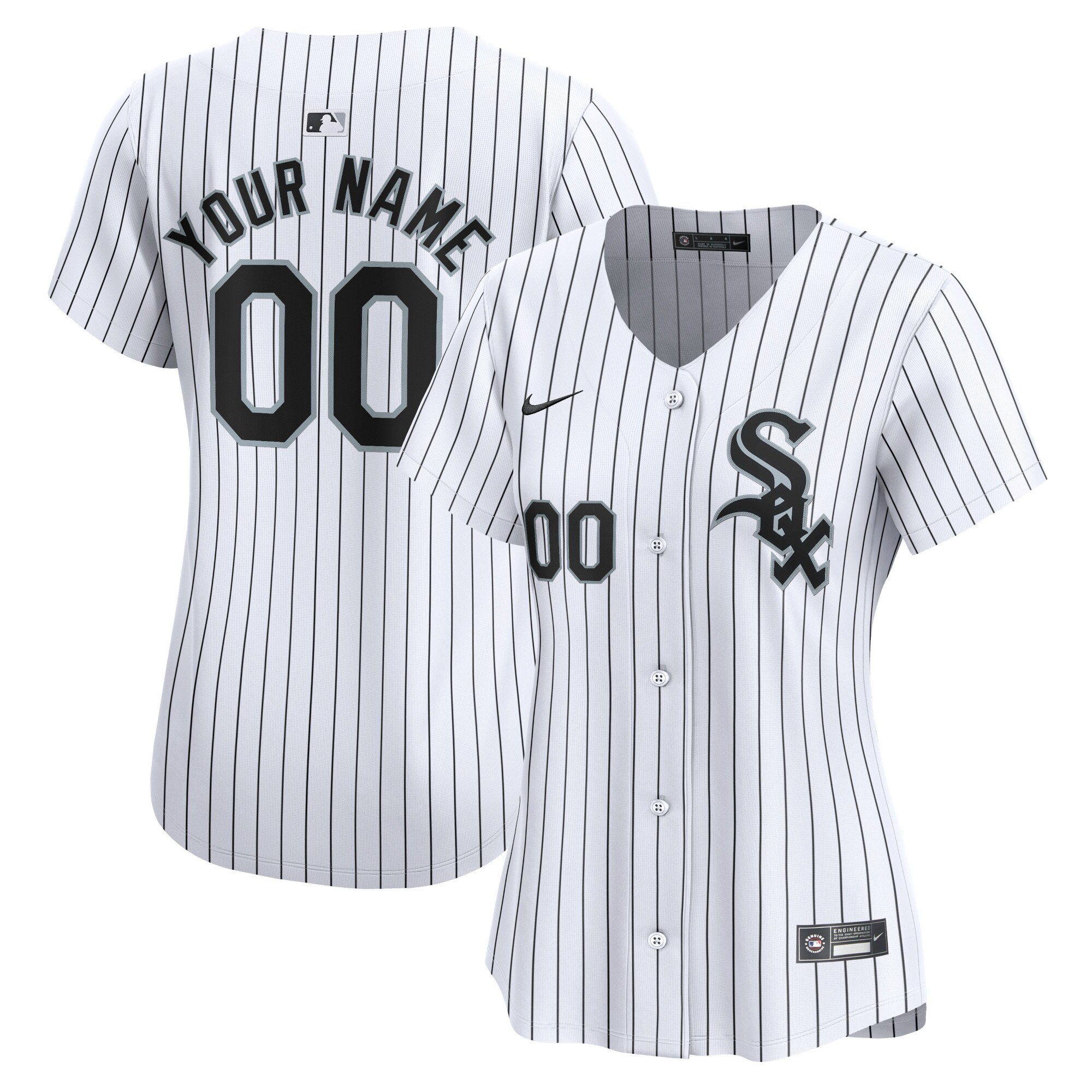 Chicago White Sox Women's Home Limited Custom Jersey - White