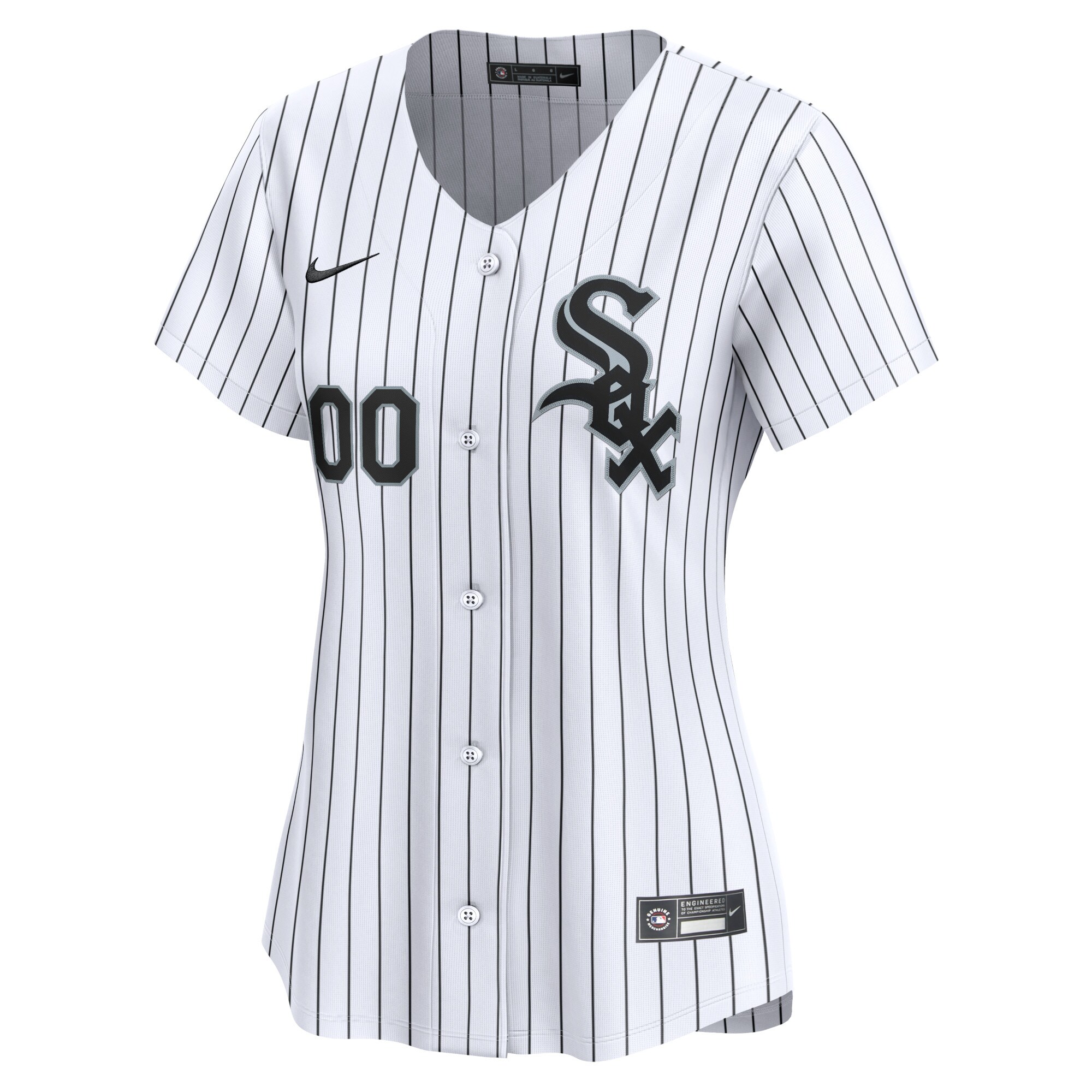 Alternative view of Chicago White Sox Women's Home Limited Custom Jersey - White