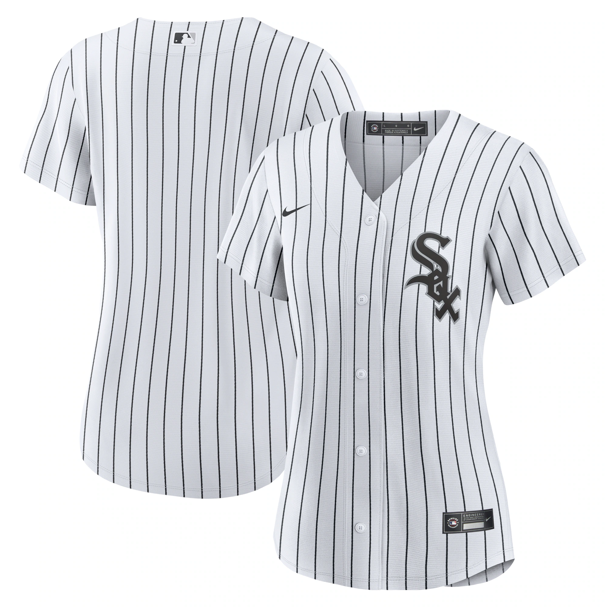 Alternative view of Chicago White Sox Women’s Home Replica Team Jersey – White