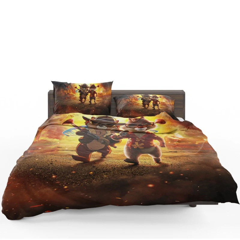 Chip N Dale Rescue Rangers Kids Movie Bedding Set - Custom Bedding Set