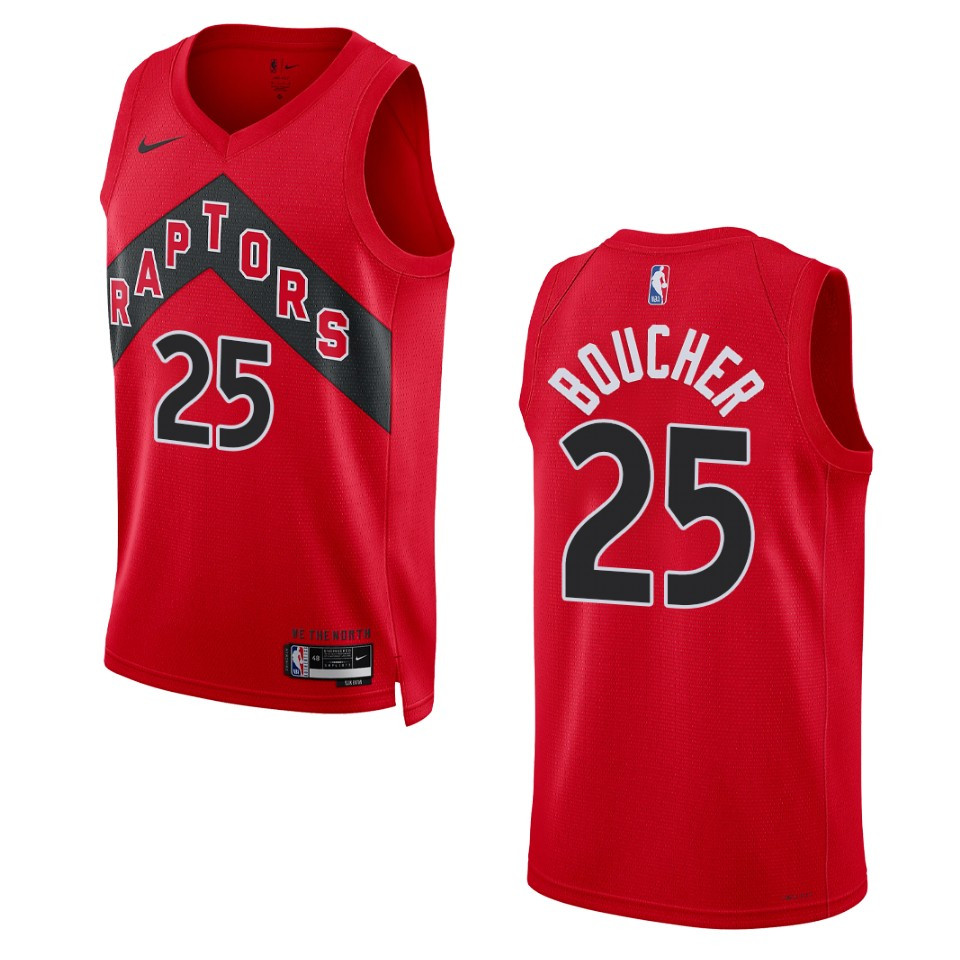 Chris Boucher Red Icon Edition 2022-23 Toronto Raptors Swingman Jersey