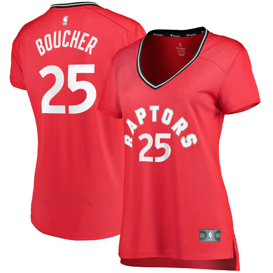 Chris Boucher Toronto Raptors Fanatics Branded Women's Fast Break Replica Player Jersey - Icon Edition - Red