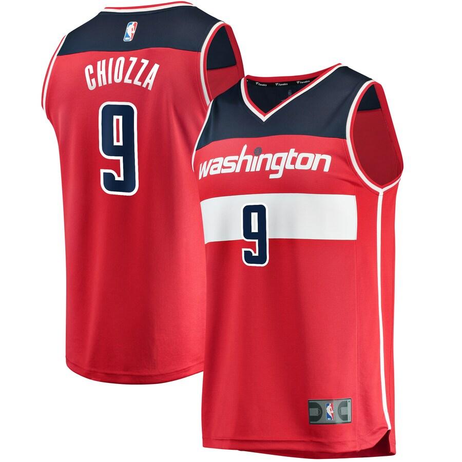 Chris Chiozza Washington Wizards Fanatics Branded Fast Break Player Jersey - Icon Edition - Red