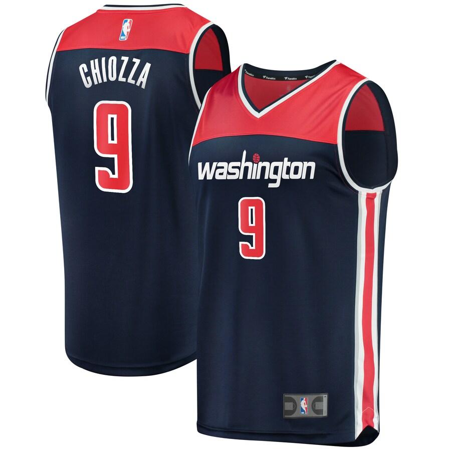 Chris Chiozza Washington Wizards Fanatics Branded Fast Break Player Jersey - Statement Edition - Navy